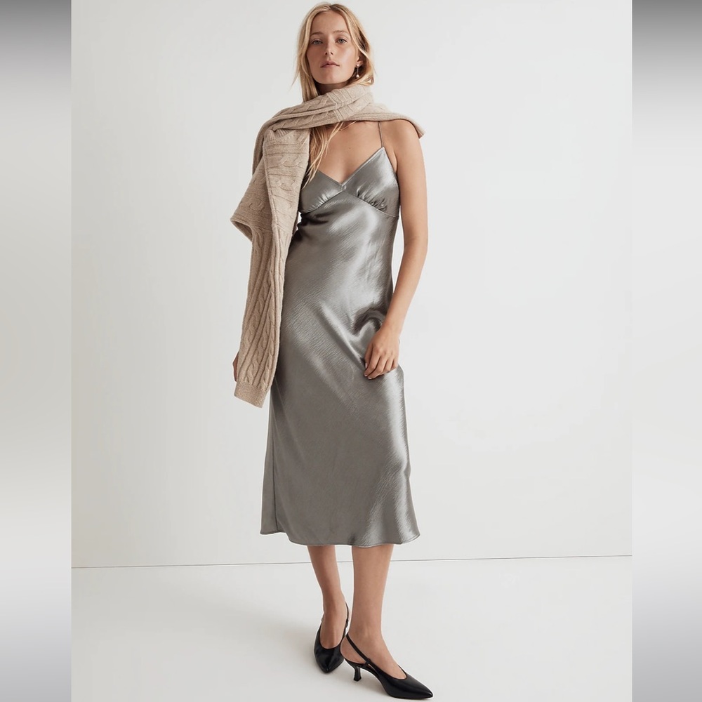 Madewell Layton Midi Slip Dress